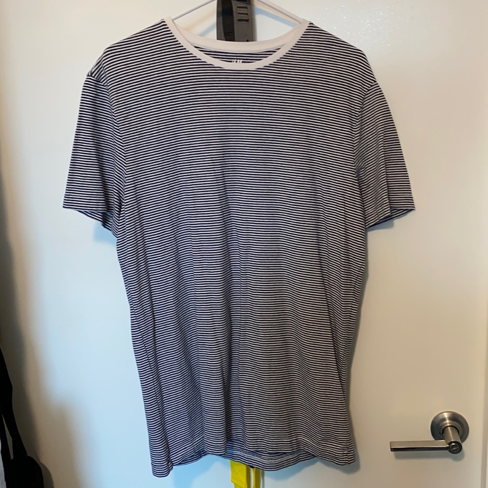 H&M Large, Slim Fit striped tee